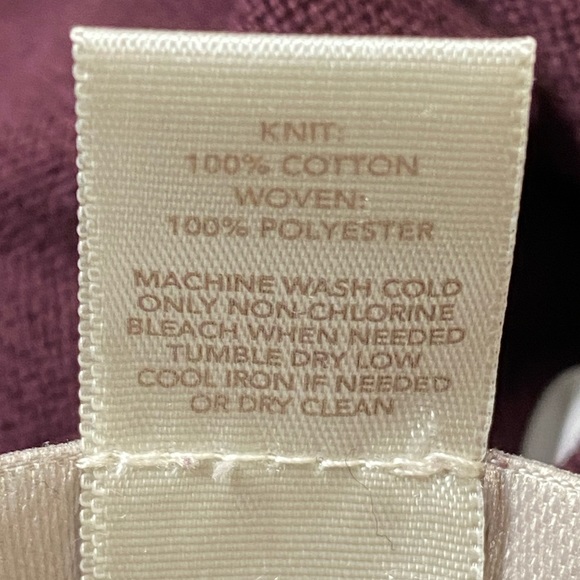 Loft Outlet || Woman’s Purple Mixed Print Floral Sweater Top size SP - Picture 5 of 6